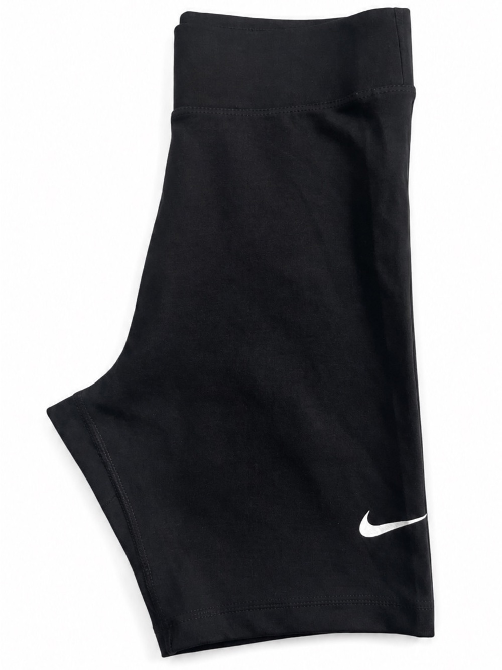 Nike Black Women's High Waisted Bike Shorts Size Medium Athletic Activewear